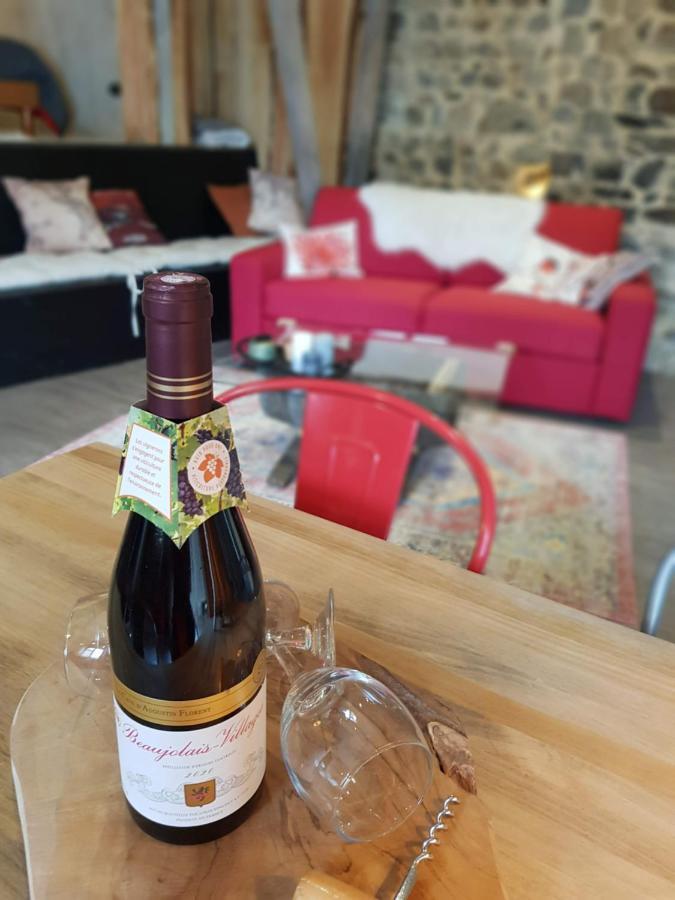 Ancien Cuvage Du Beaujolais - Studio Tout Confort Villa Saint-Didier-sur-Beaujeu Екстериор снимка