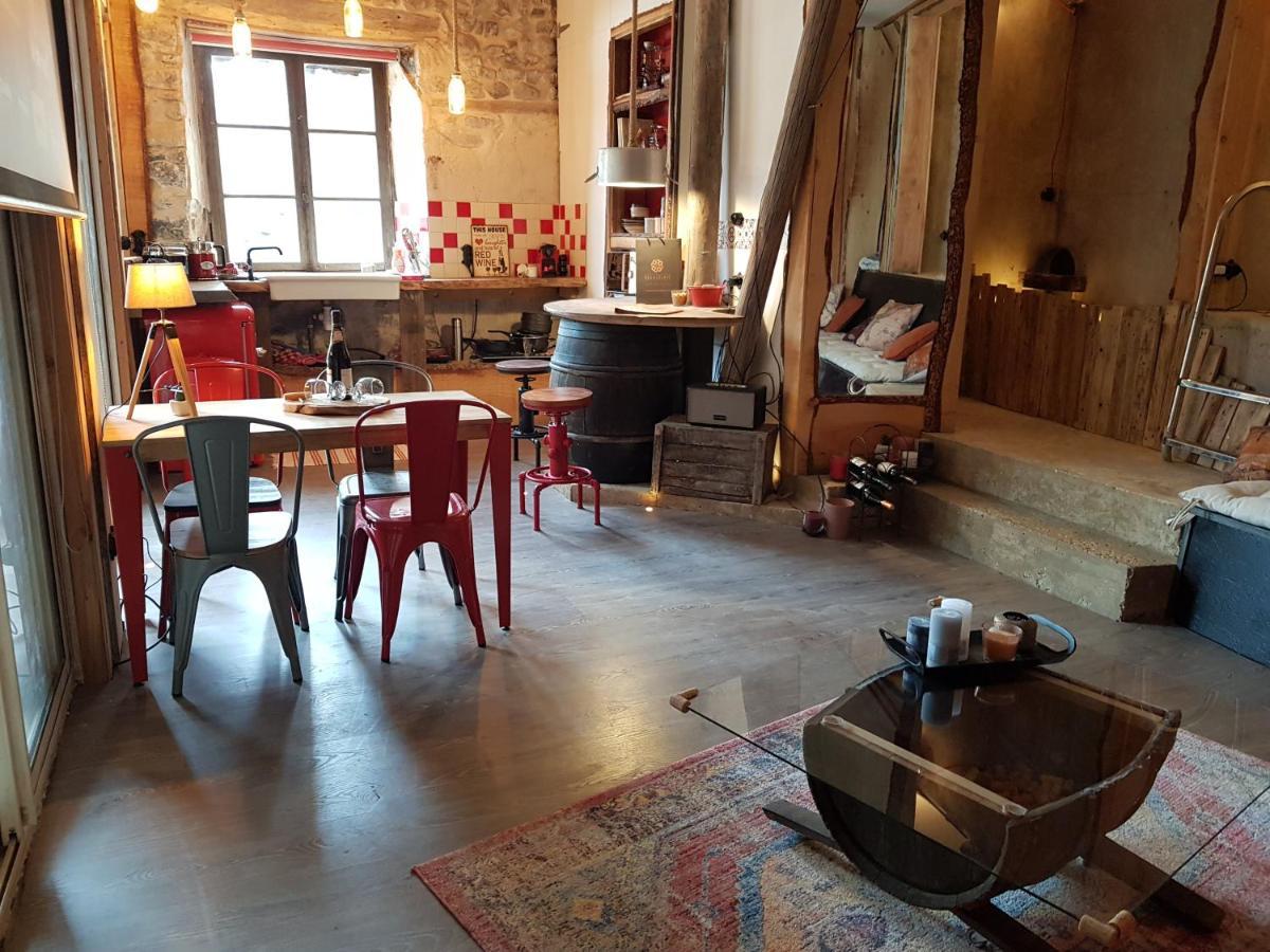 Ancien Cuvage Du Beaujolais - Studio Tout Confort Villa Saint-Didier-sur-Beaujeu Екстериор снимка